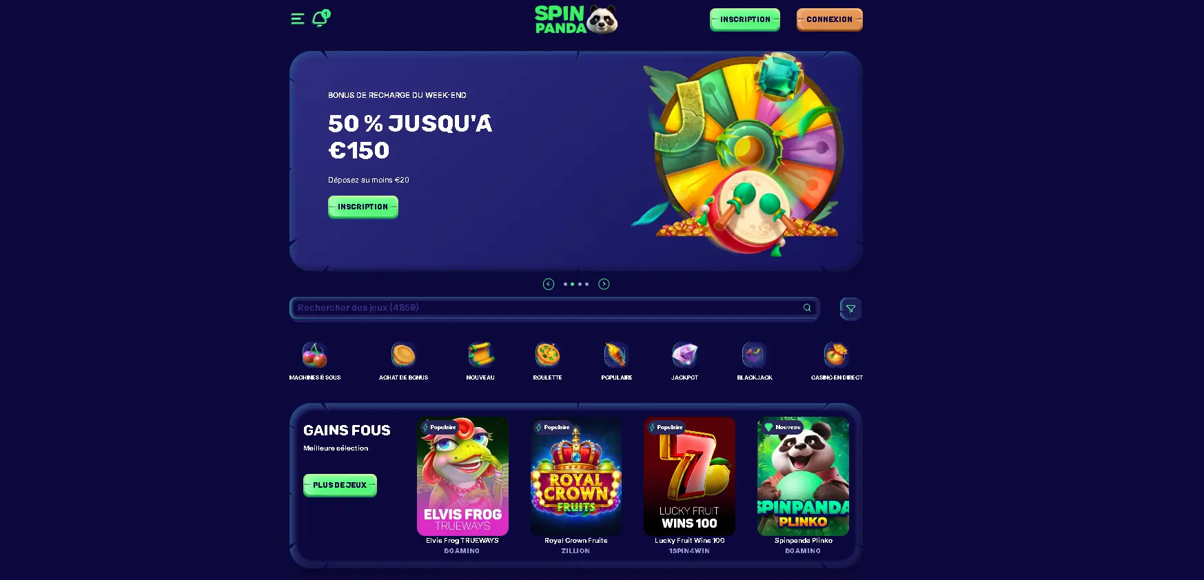 SpinPanda casino — compatible avec PayPal et Skrill SpinPanda — compatible avec PayPal et Skrill