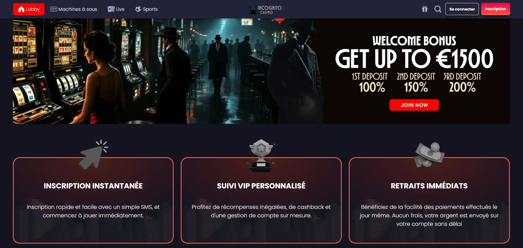 Bonus Incognito casino : généreux ou juste un coup marketing ?