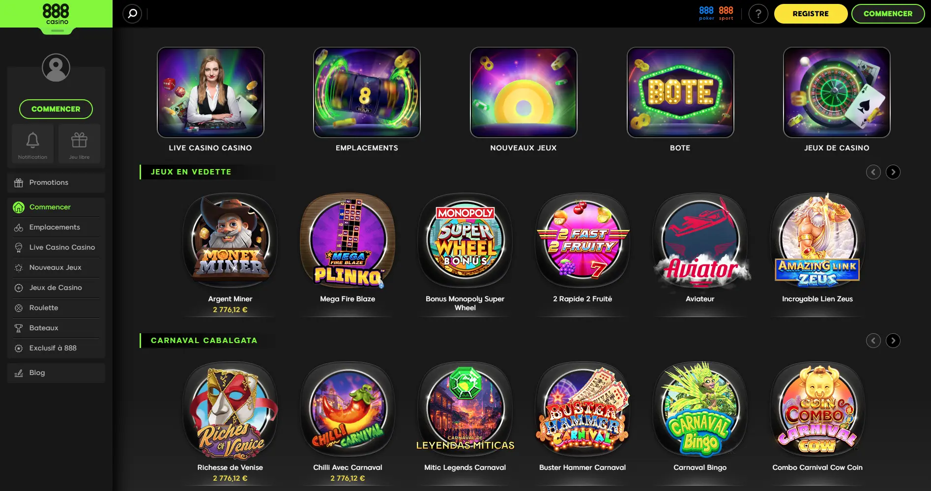 888 casino – le choix des experts